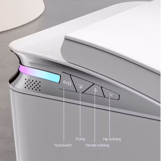 Floor Standing Ceramic Automatic Inductive Smart Toilet